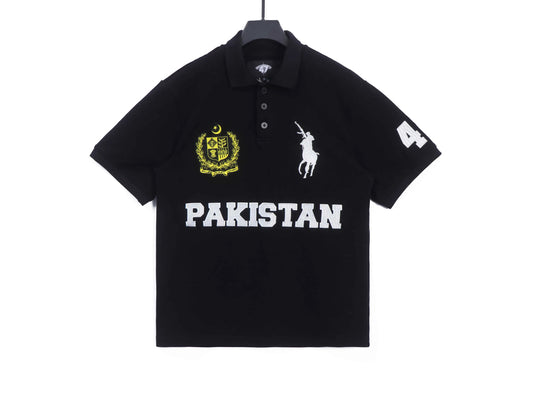 Black Pakistan Polo (PREMADE)